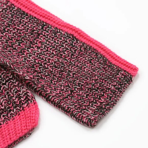 Highlighter Pink Knit Pullover - Picture 3 of 5